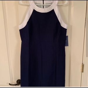Navy Lauren James Dress Size Large